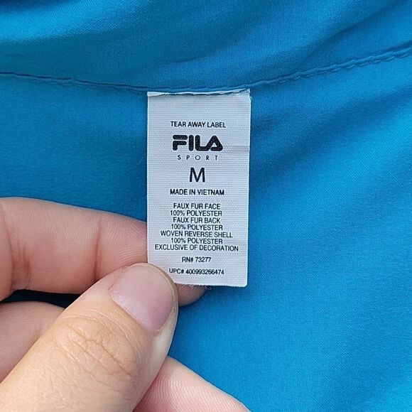 Fila Sport Reversible Vest Black/Blue size M - Picture 3 of 3